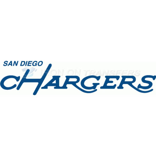 San Diego Chargers Iron-on Stickers (Heat Transfers)NO.728